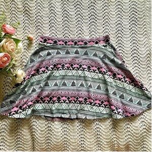 PINK Victoria's Secret Geometric Mini Skirt